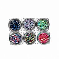 Дизайн для ногтей "Жемчуг" цветной упаковка 6 цветов 11459 оптом в Ижевск 